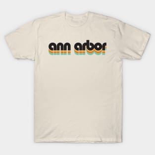 Ann Arbor Retro Throwback T-Shirt